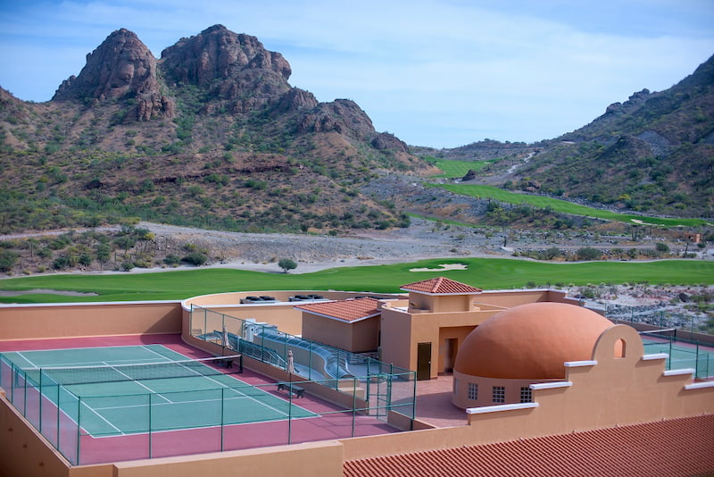 Cancha De Tenis En Villa Del Palmar Loreto Beach Resort