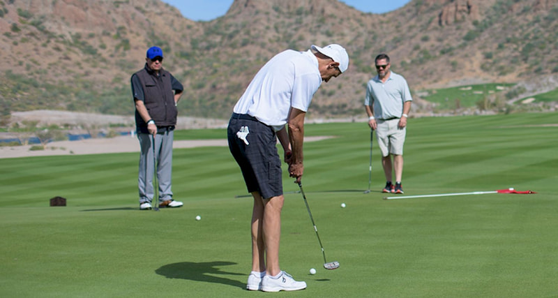 Friends Playing Golf At Tpc Danzante Bay