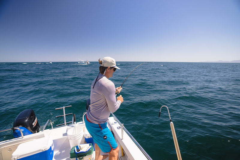 Trolling Hard For Dorado  Sea of Cortez Fishing Loreto Baja